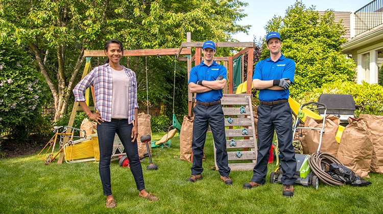 Keep your backyard free from waste and junk with 1-800-GOT-JUNK?